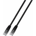  Мрежова пач корда U-UTP, Cat. 5e, PVC, CCA, черна K8098.20. Дължина 20 метра (K8098.20)