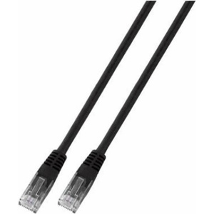  Мрежова пач корда U-UTP, Cat. 5e, PVC, CCA, черна K8098.20. Дължина 20 метра (K8098.20)