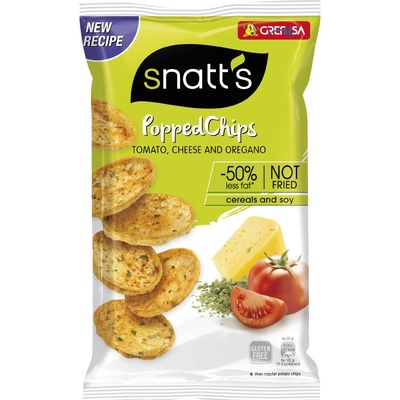 Snatt's Popped chips rajče, sýr, oregáno 75g