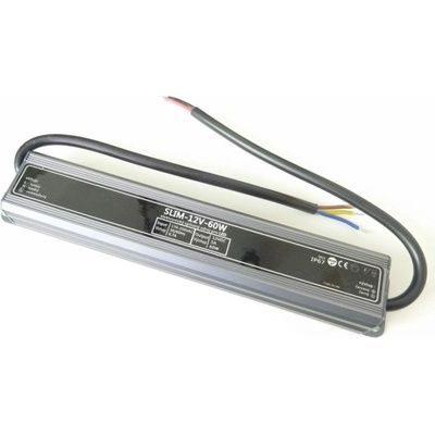 LED zdroj 12V 60W IP67 SLIM-12V-60W
