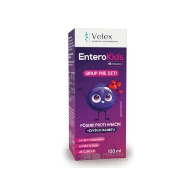 Velex EnteroKids sirup pre deti od 6 mesiacov 100 ml