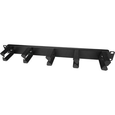 Conneu 1u аранжиращ панел pvc с пластмасови скоби, черен (9-2009108)