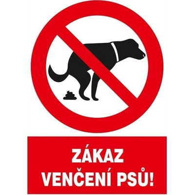 Tabulka Zákaz venčení psů
