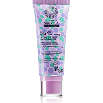 Natura Siberica Anti-Ox Wild Blueberry почистваща пяна-крем за лице 100ml