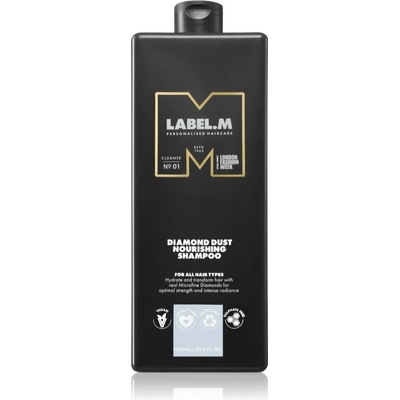 label.m Diamond Dust Nourishing Shampoo vyživujúci šampón pre všetky typy vlasov 1000 ml