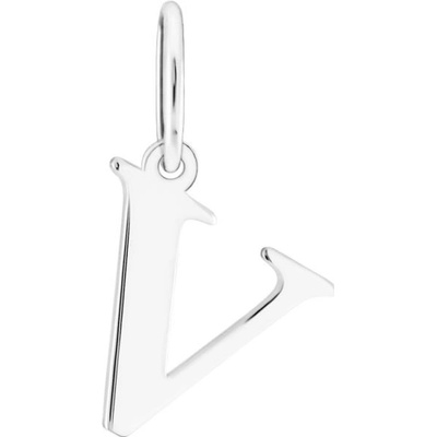 Gemmax Zlatý přívěsek tiskací písmenko písmenko V GUPWN 43611