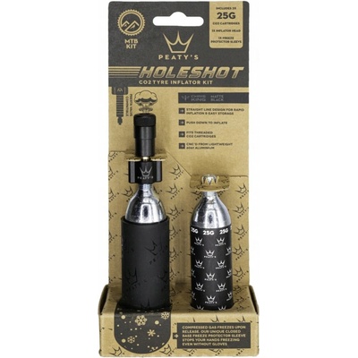 PEATY'S Holeshot CO2 Tyre Inflator - MTB (25G)