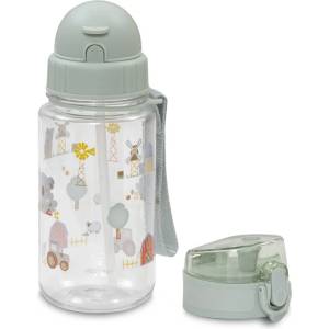Interbaby Преходно шише Interbaby - Granja Koala, 350 ml, зелено (BOT003-03)