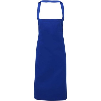 Premier Workwear Zástěra s laclem z biobavlny bez kapsy PR102 Royal Pantone 286 60x87cm