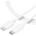 Tactical Smooth Thread кабел USB-C/Lightning - 0.3m - Бяла KP31185