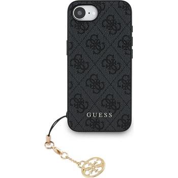 GUESS Калъф Guess 4G Charm Tone on Tone - iPhone 16e - Сив (3666339455002)