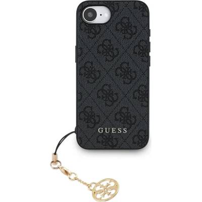 GUESS Калъф Guess 4G Charm Tone on Tone - iPhone 16e - Сив (3666339455002)