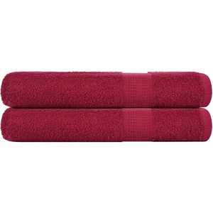 vidaXL Кърпи за сауна FROGN 2 бр. бордо 80x200 см 360 г/м2 (136743)