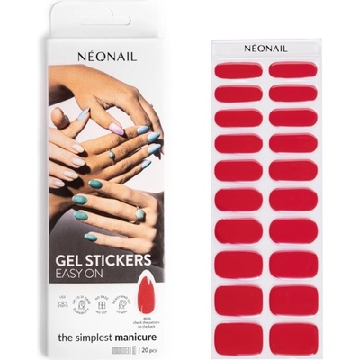 NeoNail Easy On Gel Stickers nálepky na nechty odtieň M06 20 ks