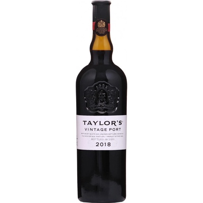 Taylor's Vintage Port 2018 20% 0,75 l (holá láhev)