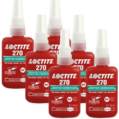 Loctite 270 vysokopevnostné 50 ml 6 ks