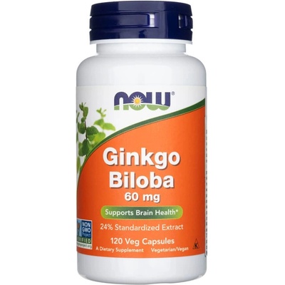 NOW Foods Ginkgo Biloba 60 mg 120 kapsúl