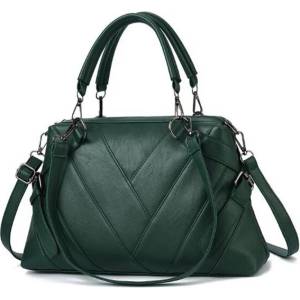 CHARON Дамска Чанта Charon Scagliola, Зелена, Различни цветове (AS06-GREEN)