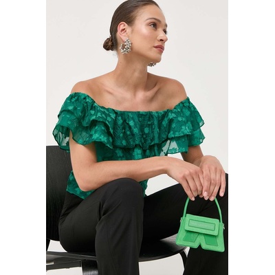 Custommade Блуза Custommade в зелено с флорален десен (999357204)