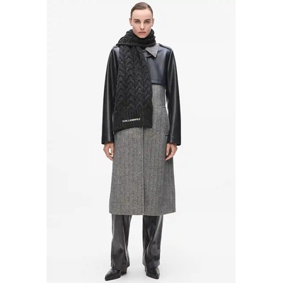 Karl Lagerfeld Шал с вълна Karl Lagerfeld K/ESSENTIAL (A4W33029)