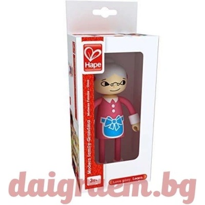 Hape Дървена кукла Модерно семейство Баба hape e3504 (h3504)