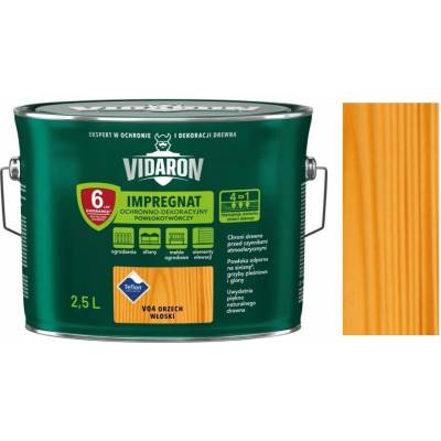 Impregnát na dřevo Vidaron V04 ořech 2,5 l