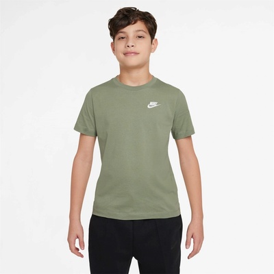 Детска тениска Nike Futura T Shirt Junior Boys - Oil Green