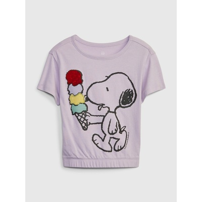Бебешка тениска Gap & Peanuts Snoopy GAP GAP | Lilav | Момичешки | 18-24 месеца