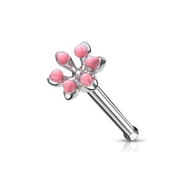 Šperky4U piercing do nosu kytička N0128-P