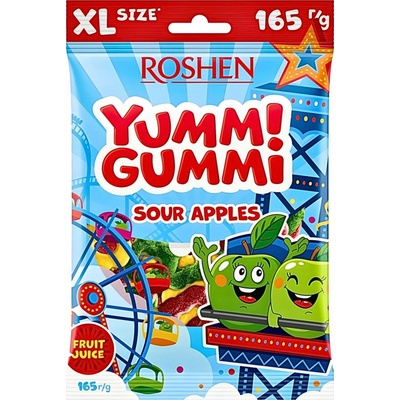 Roshen Yummi Gummi Sour Apples 165 g