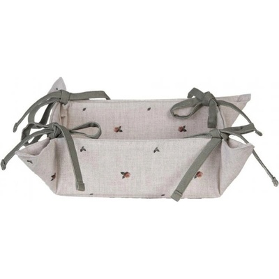Ošatka na pečivo se zajícem s mašlí Vintage Ears – 35x35x8 cm