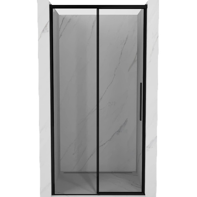 Mexen Rox плъзгаща врата за душ лява 100 см, черна рамка, черно - 8C2-100-000-70-70-L (8C2-100-000-70-70-L)