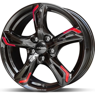 Ronal R62 7,5x18 5x114,3 ET50 jetblack red