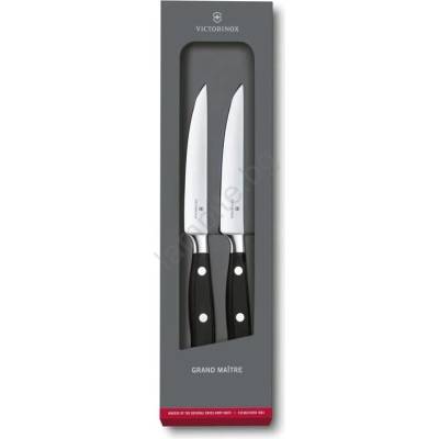 Victorinox - Комплект ножове за стек GRAND MAITRE, 12 см, 2 бр. , черни (GG870)