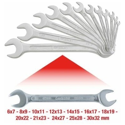 KS Tools Sada plochých kľúčov 517.0125