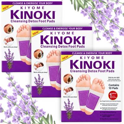 KINOKI Detoxikační náplasti Levandule 3balení-30 ks, 60362