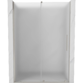 Mexen Velar плъзгащи се душ кабина 160 см, матирано стъкло, четкан никел - 871-160-000-31-97 (871-160-000-31-97)