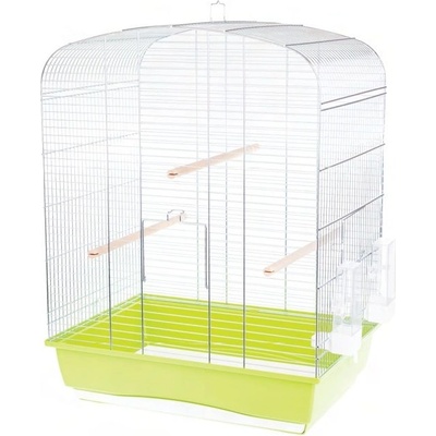 INTER-ZOO Pet Products Клетка за птици ELENA CHROM, 53 x 39 x 71 см ЗЕЛЕНА