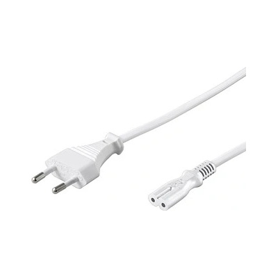 WENTRONIC Sieťový kábel 2pin 230V 5m biel W.93988