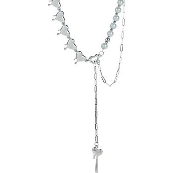 HARAHU Колие pl-20886 - Сребърен kp20886 (pl-20886)