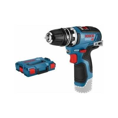 Bosch Akku-Bohrschrauber GSR 12V-35 FC Professional solo, 12Volt (blau/schwarz, ohne Akku und Ladegerät, mit FlexiClick Bohrfutter, L-BOXX)