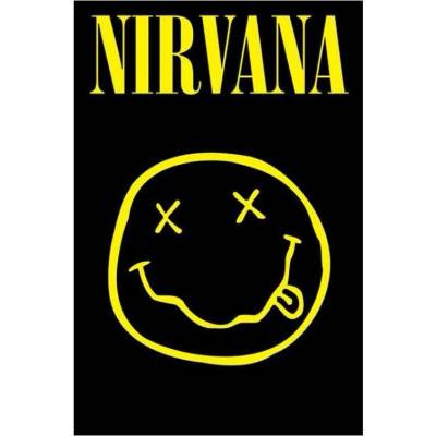 CurePink: | Plakát Nirvana: Smiley (61 x 91,5 cm) [PP34333]