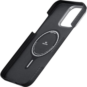 PITAKA Калъф Pitaka - MagEZ Case 5, iPhone 16 Pro, Black/Grey Twill (8594184315002)