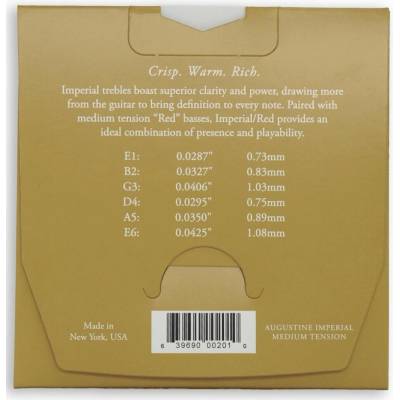 Augustine Imperial Label Červená sada Medium 122898