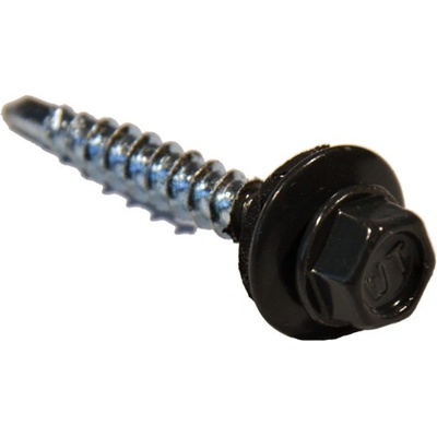 Střešní šroub + EPDM 4,8 x 20 mm, samovrtný - Antracit RAL 7016 / balení 200 ks – Zboží Mobilmania