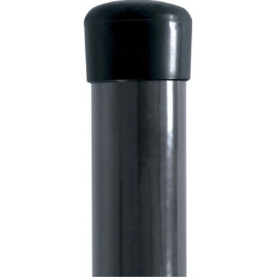 STĹPIK GUĽATÝ IDEAL ZN + PVC Farba: antracitová ral 7016, Výška (cm): 175