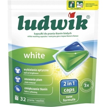 Ludwik Kapsule na pranie White 2v1 32 PD