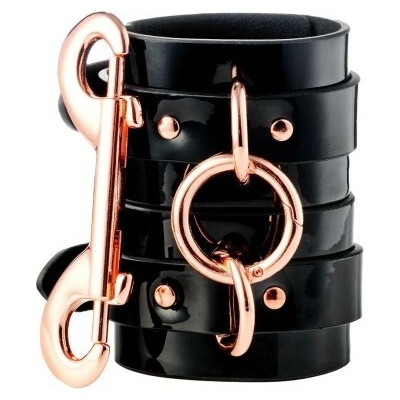 KINKY DIVA WRIST CUFFS BLACK