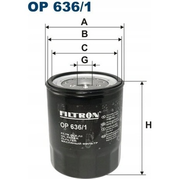 Filtron OP 636/1 Olejový filter
