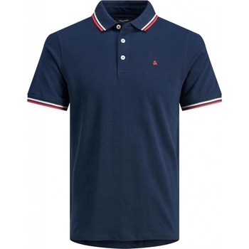 Jack & Jones pánské polo triko JJEPAULOS 12136668 Navy Blazer